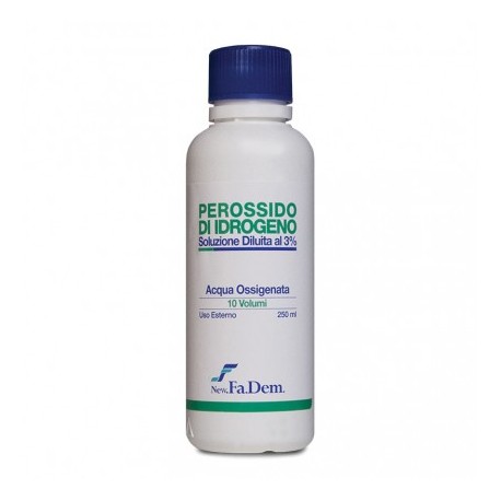Acqua Ossigenata 10 vol disinfettante per la pelle 250 ml - farmavitality.it