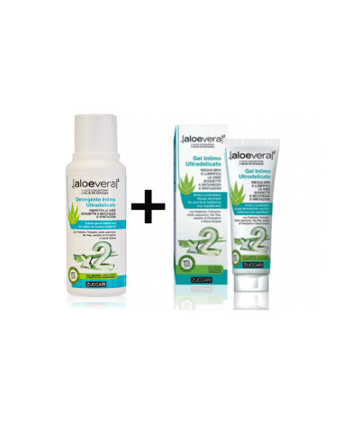 ALOEVERA2 GEL 80 ML + DETERGENTE INTIMO 250 ML - farmavitality.it