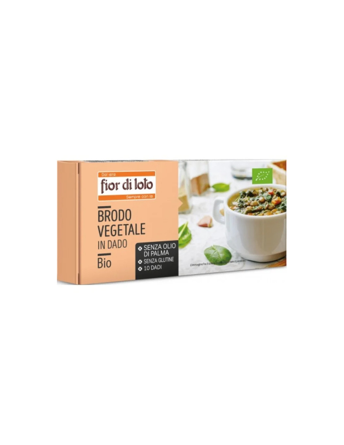 Brodo Vegetale Dado Senza Palma Senza Glutine 100 G - farmavitality.it