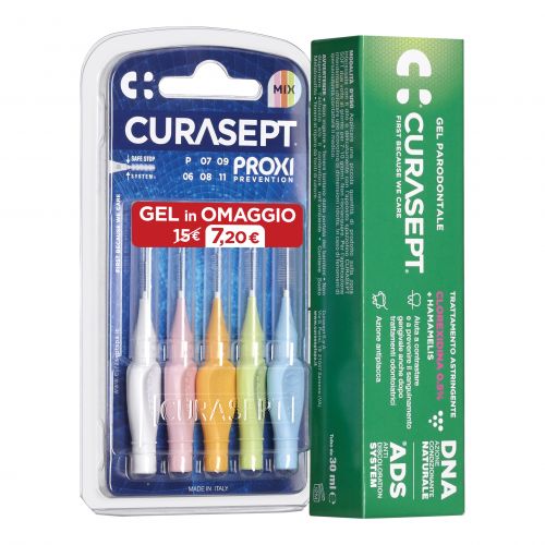 CURASEPT PROXI MIX PREVENTION + GEL ASTRINGENTE + DNA 30 ML - farmavitality.it