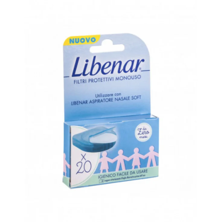 FILTRI PER ASPIRATORE NASALE LIBENAR PREMIUM 20 PEZZI - farmavitality.it