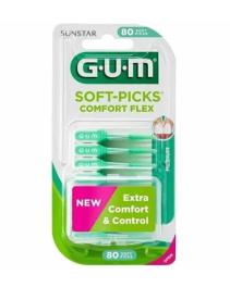 GUM SOFT PICK COMFORT FLEX COOL MINT REGULARE SCOVOLINI 80 PEZZI - farmavitality.it