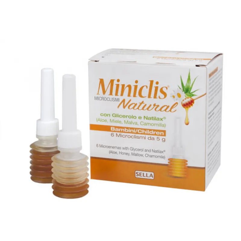 MINICLIS NATURAL MD BAMBINI 6 PEZZI - farmavitality.it
