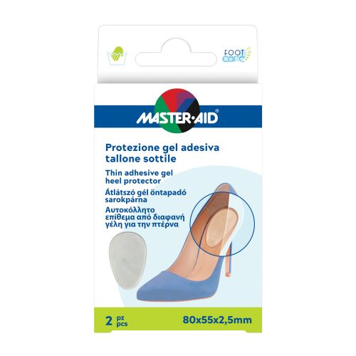 PROTEZIONE ADESIVA MASTER-AID FOOTCARE SOTTILE TALLONE 2 PEZZI F5 - farmavitality.it
