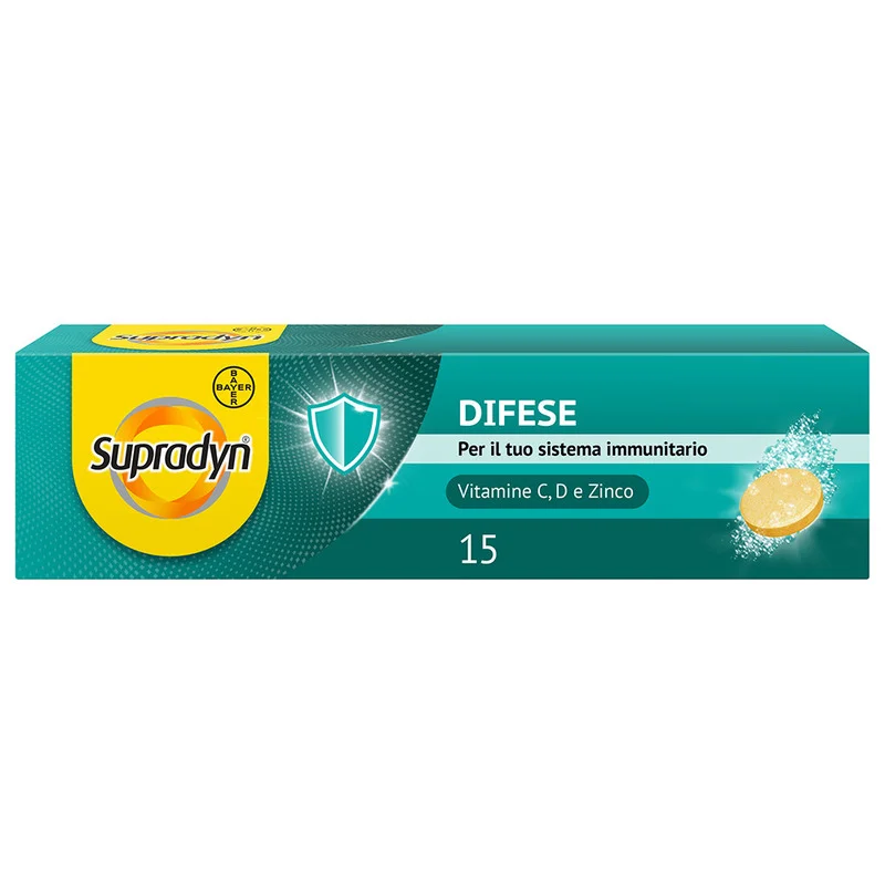 SUPRADYN DIFESE 15 COMPRESSE EFFERVESCENTI - farmavitality.it