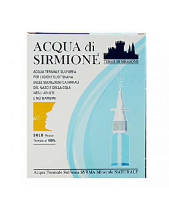ACQUA SIRMIONE MINERALE NATURALE 6 FIALE 15 ML - farmavitality.it