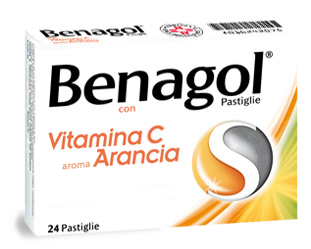 BENAGOL VIT C*24PAST ARANCIA - farmavitality.it