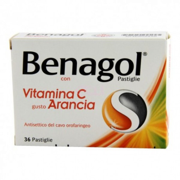BENAGOL VIT C*36PAST ARANCIA - farmavitality.it