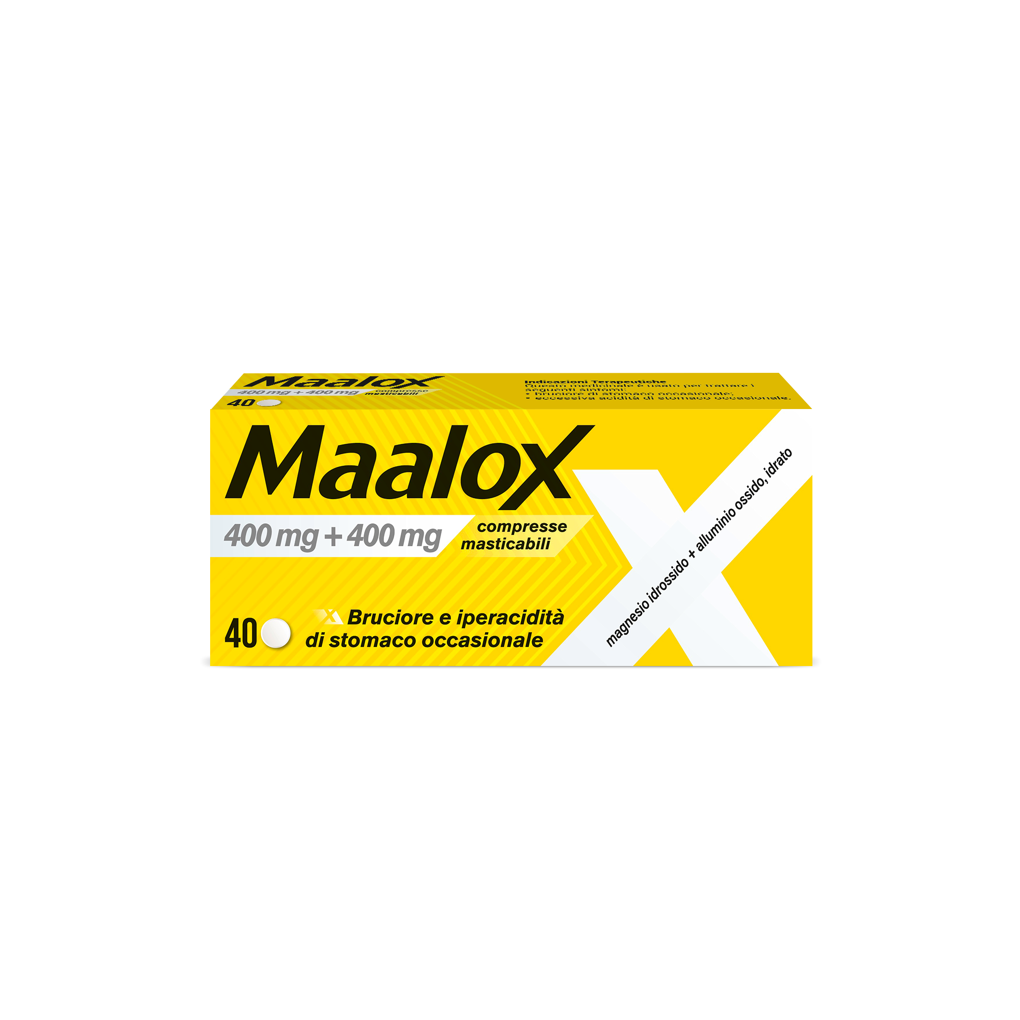 MAALOX*40CPR MAST 400MG+400MG - farmavitality.it