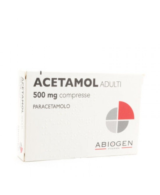 Acetamol Adulti 20 Compresse Paracetamolo 500mg - farmavitality.it