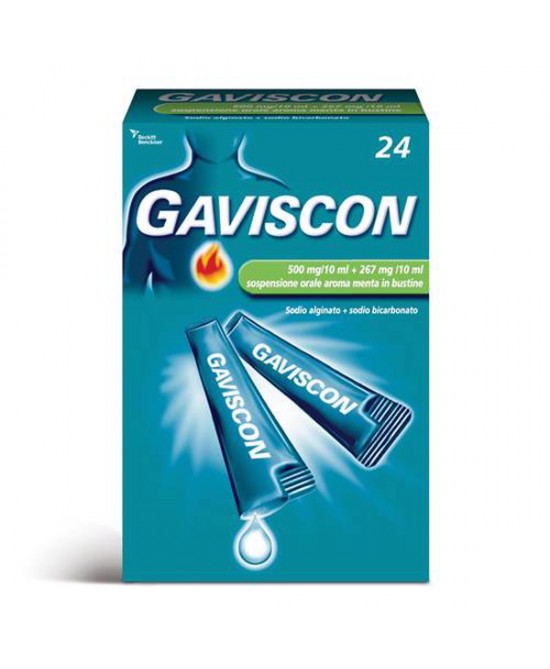 GAVISCON*24BUST 500+267MG/10ML - farmavitality.it
