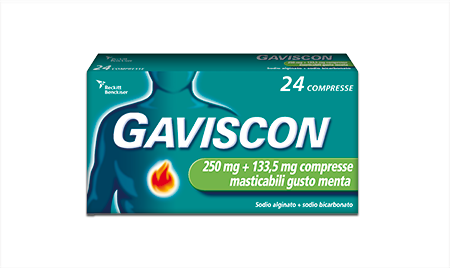 GAVISCON*24CPR MENT250+133,5MG - farmavitality.it