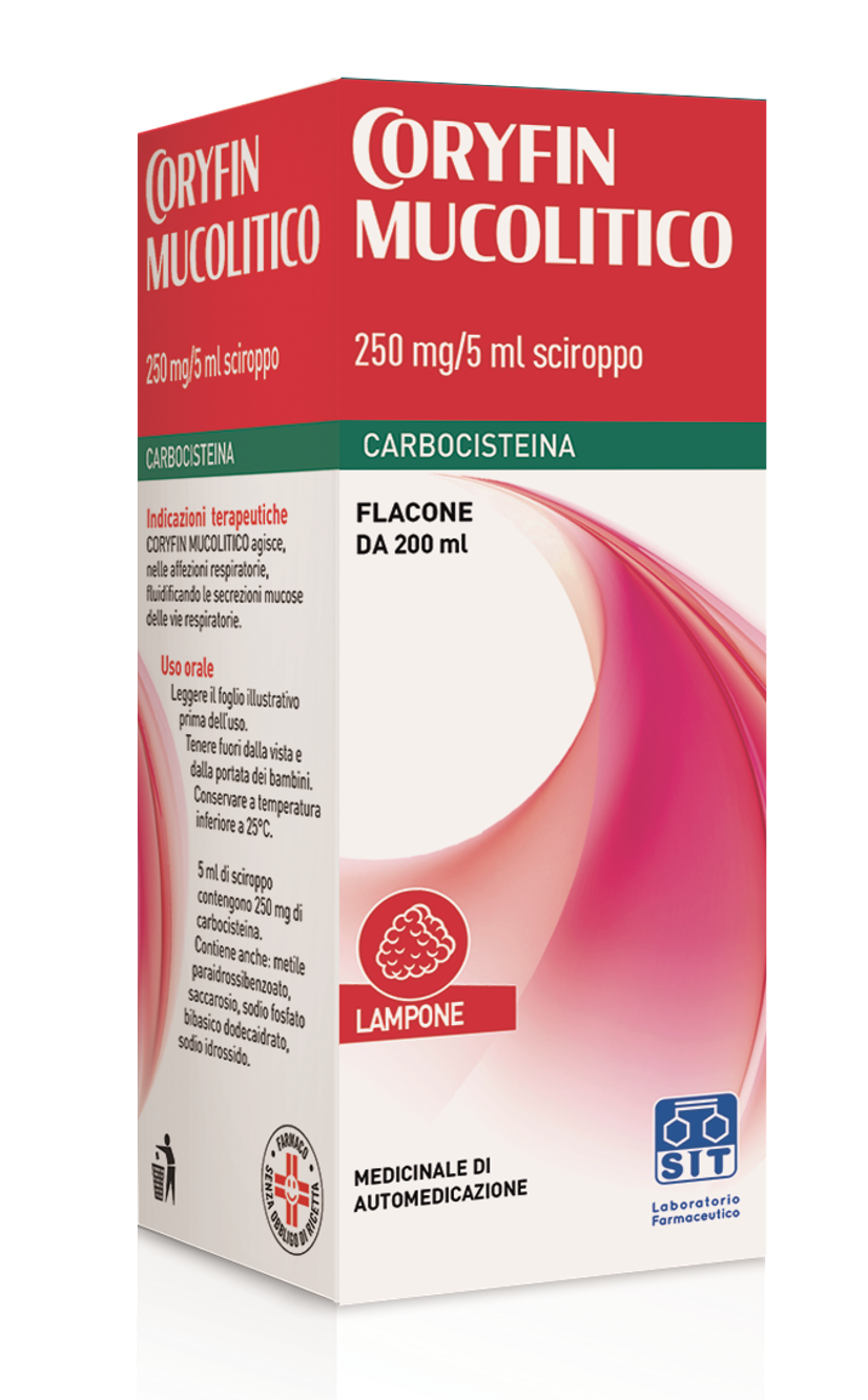 CORYFIN MUCOLITICO*SCIR 200ML - farmavitality.it