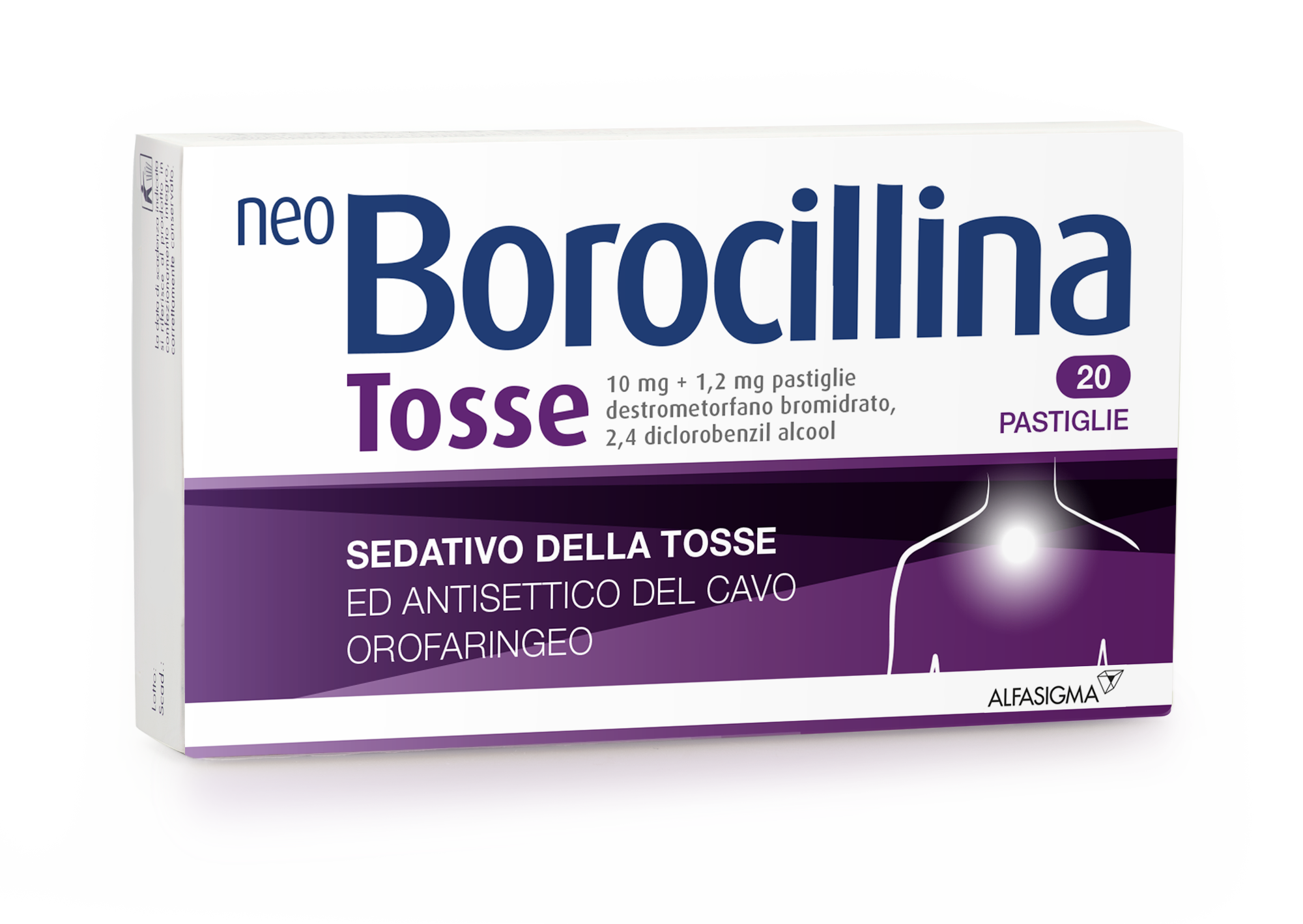 Alfasigma Neoborocillina Tosse 20 Compresse Orodispersibili - farmavitality.it