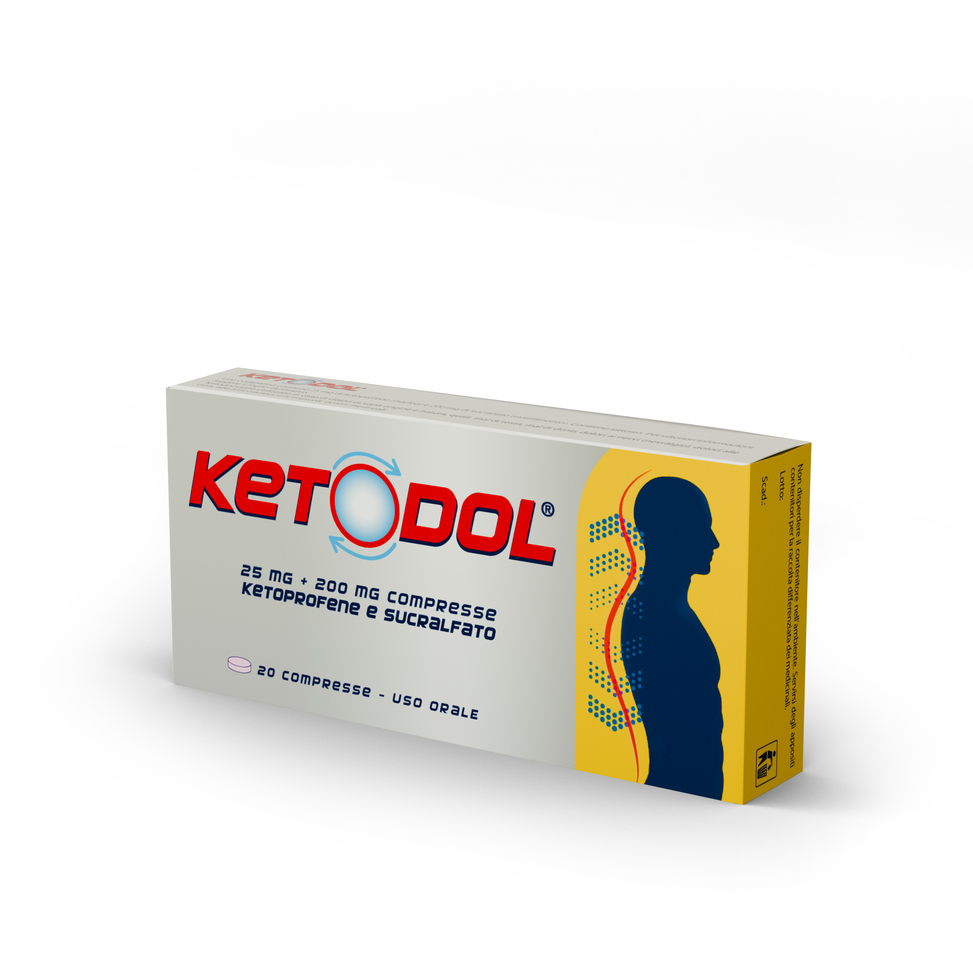KETODOL*20CPR 25MG+200MG - farmavitality.it