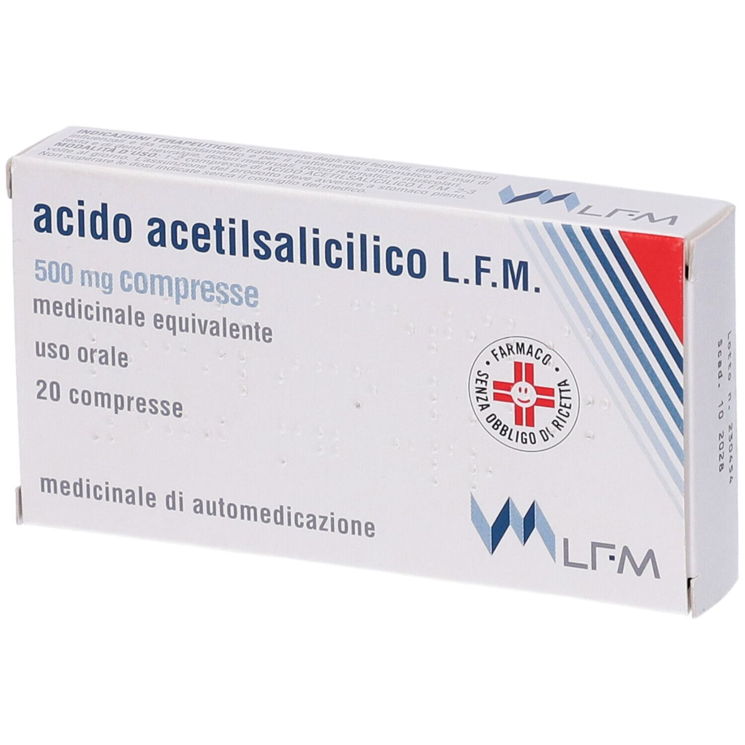 ACIDO ACETILSALIC LFM*20CPR500 - farmavitality.it