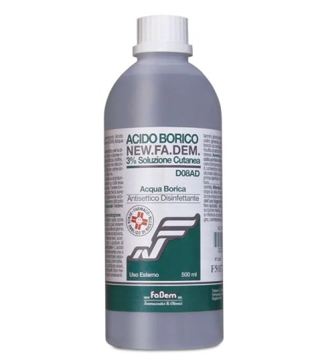 ACIDO BORICO NEW F*3% FL 500ML - farmavitality.it