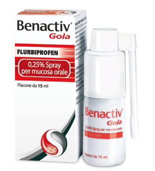 BENACTIV GOLA*SPRAY 15ML 0,25% - farmavitality.it