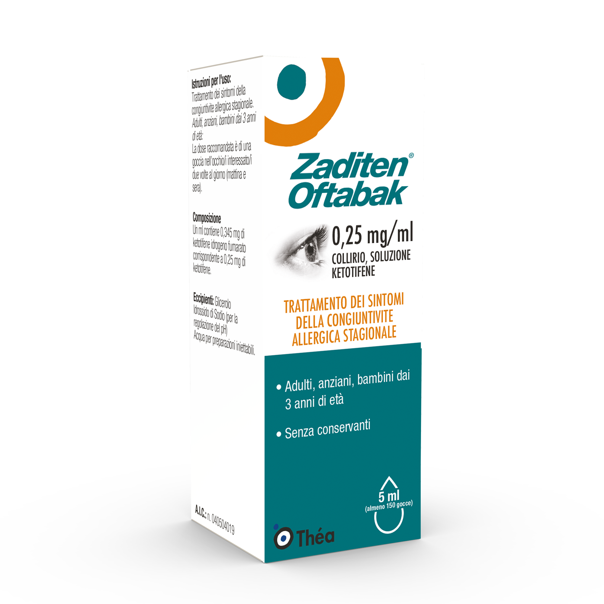 ZADITEN OFTABAK*COLL FL 5ML - farmavitality.it