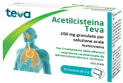 ACETILCISTEINA TEVA*30BS 200MG - farmavitality.it