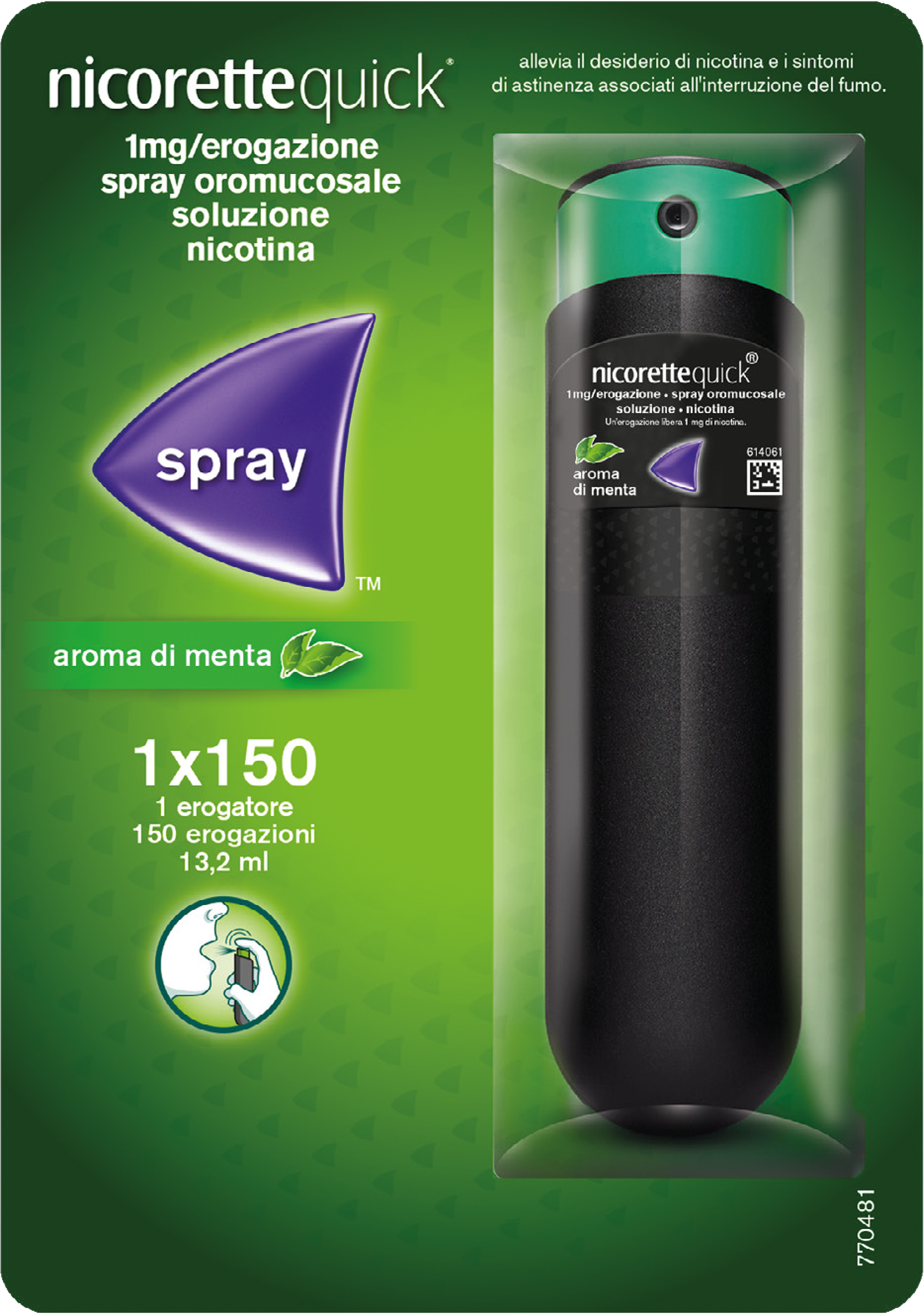 NICORETTEQUICK*SPRAY 1FL 150D - farmavitality.it
