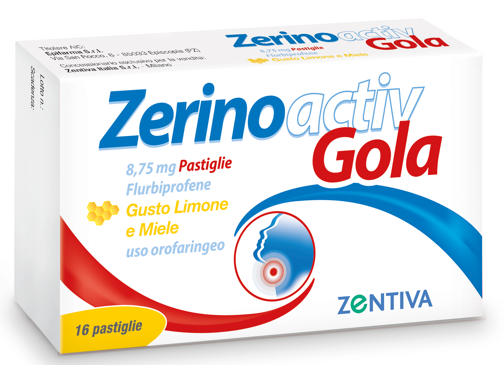 ZERINOACTIV GOLA*16PASTL LIM M - farmavitality.it