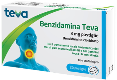 BENZIDAMINA TEVA*20PASTL 3MG - farmavitality.it