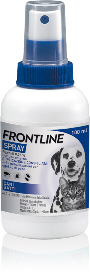 FRONTLINE SPRAY*FL 100ML+POMP - farmavitality.it