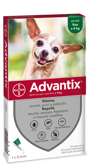 ADVANTIX SPOT ON*1PIP 0-4KG - farmavitality.it
