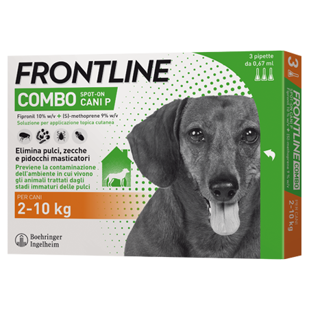 FRONTLINE COMBO*3PIP 2-10KG CA - farmavitality.it