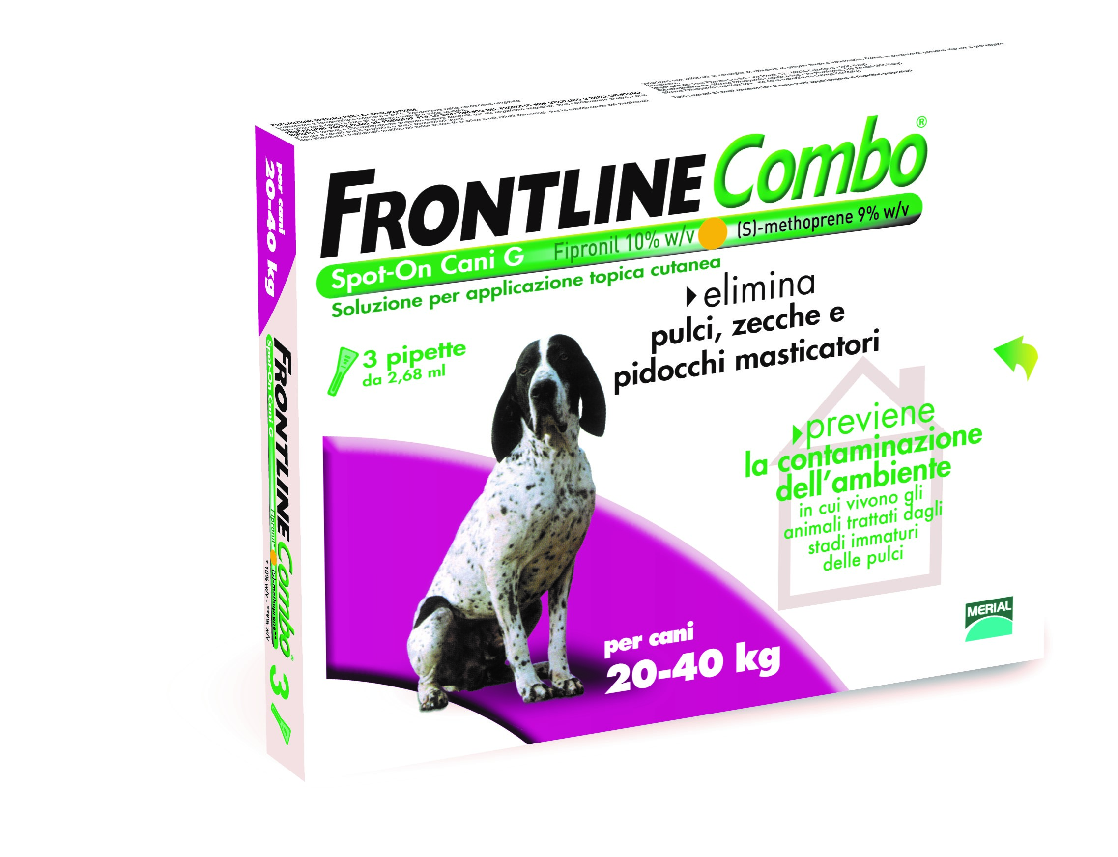 FRONTLINE COMBO*3PIP 20-40KG C - farmavitality.it