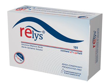 RELYS MONODOSE SOLUZIONE OFTALMICA 30 MINICONTENITORI DA 0,5 ML SENZA CONSERVANTI - farmavitality.it