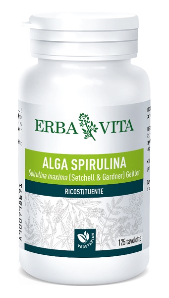 ALGA SPIRULINA 125 TAVOLETTE 400 MG - farmavitality.it