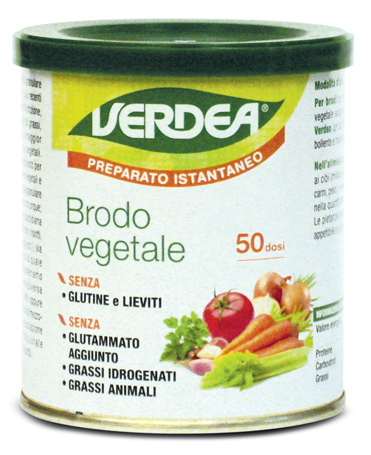 VERDEA PREPARATO ISTANTANEO BRODO VEGETALE 200 G - farmavitality.it