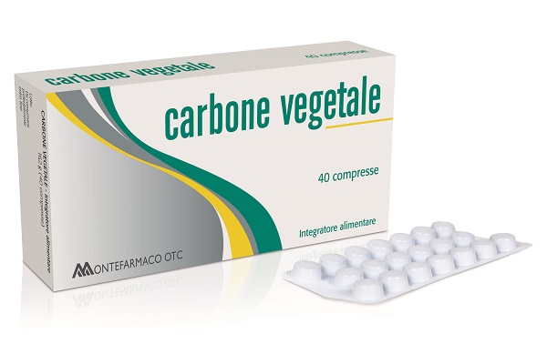 CARBONE VEGETALE 40 COMPRESSE - farmavitality.it