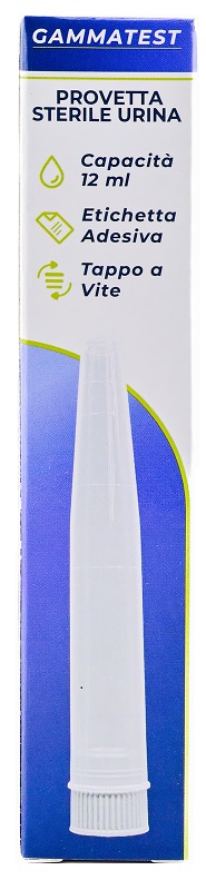 PROVETTA STERILE PER URINA 12ML GAMMADIS - farmavitality.it