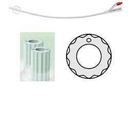 CATETERE VESCICALE IN SILICONE PROFILCATH PLUS SCANALATO 2 VIE CH24 LUNGHEZZA 31 CM PUNTA CILINDRICA 2 FORI CONTRAPPOSTI PALLONCINO 5 ML 1 PEZZO - farmavitality.it