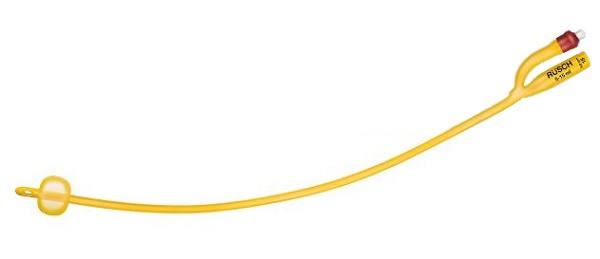 CATETERE FOLEY A MEDIA PERMANENZA  RUSCH GOLD PLUS A 2 VIE IN SILKOLATEX LATTICE-SILICONE PER ADULTO CH16 LUNGHEZZA 40 CM PUNTA CILINDRICA A 2 FORI PALLONCINO 30-50 ML 1 PEZZO - farmavitality.it