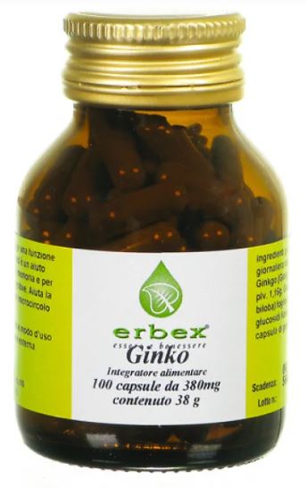 GINKGO BILOBA 100 CAPSULE 380 MG - farmavitality.it