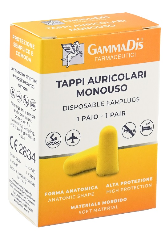 TAPPO AURICOLARE EAR GOMMAPIUMA 2 PEZZI - farmavitality.it