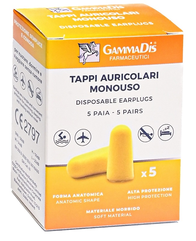 TAPPO AURICOLARE EAR GOMMAPIUMA 10 PEZZI - farmavitality.it