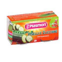 PLASMON OMOGENEIZZATO PISELLI ZUCCHINE 80 G X 2 PEZZI - farmavitality.it