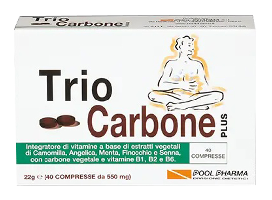 TRIOCARBONE PLUS 40 COMPRESSE - farmavitality.it