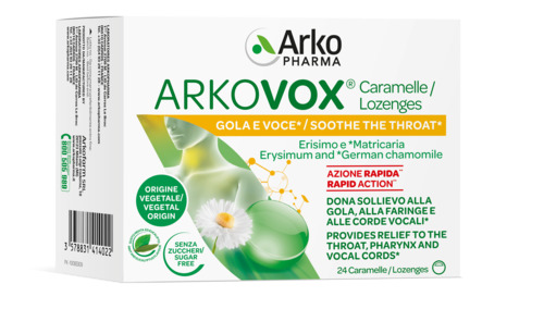 ARKOVOX MENTA/EUCALIPTO 24 CARAMELLE - farmavitality.it