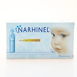 SOLUZIONE FISIOLOGICA PER ASPIRATORE NASALE NARHINEL 20 FIALE DA 5ML - farmavitality.it