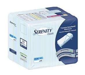 TRAVERSA SALVAMATERASSO PER INCONTINENZA SERENITY CLASSIC RIMBOCCABILE MISURA 80X180CM 30 PEZZI - farmavitality.it