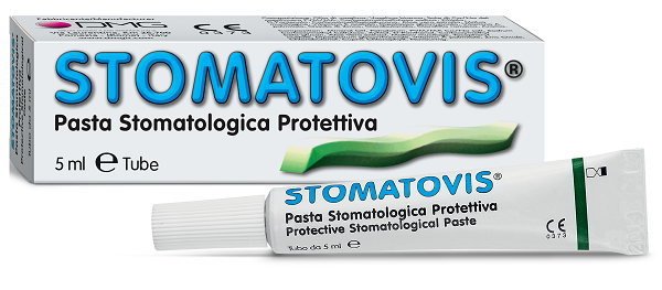 PASTA STOMATOLOGICA PROTETTIVA STOMATOVIS STOMATITI AFTOSE 5 ML - farmavitality.it