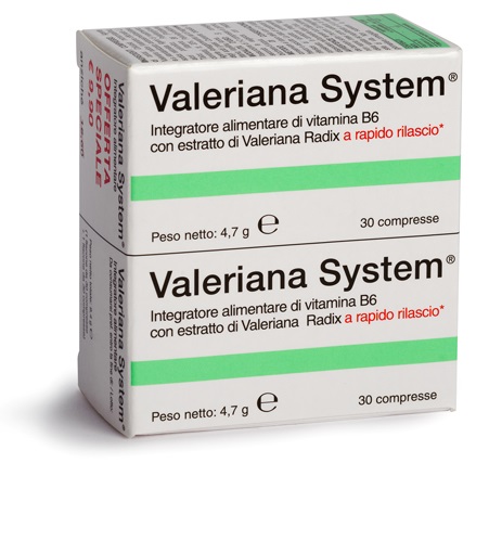 VALERIANA SYSTEM 30 COMPRESSE + 30 COMPRESSE - farmavitality.it