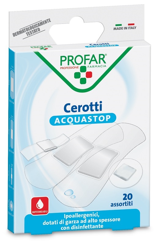 CEROTTO ACQUASTOP ASSORTITI PROFAR 20 PEZZI - farmavitality.it