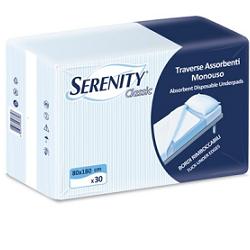 TRAVERSA SALVAMATERASSO PER INCONTINENZA SERENITY CLASSIC MISURA 80X180CM 15 PEZZI - farmavitality.it